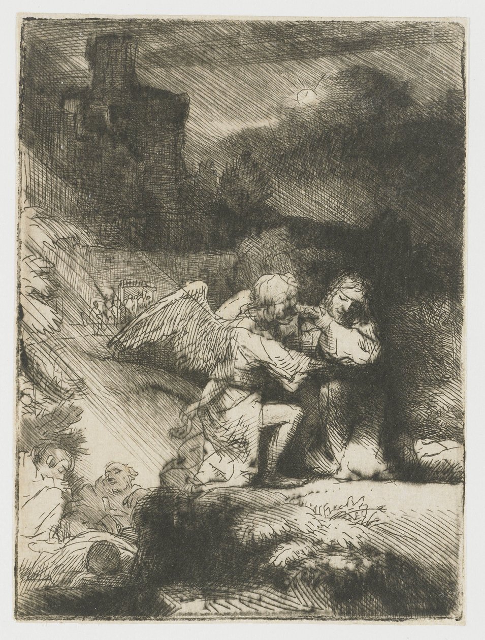 La agonía en el jardín de Rembrandt van Rijn
