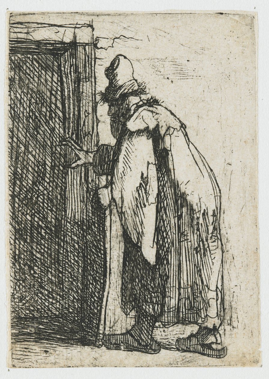 La ceguera de Tobit: un esbozo de Rembrandt van Rijn