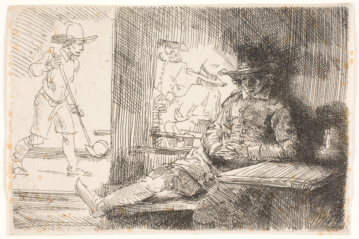 El golfista de Rembrandt van Rijn