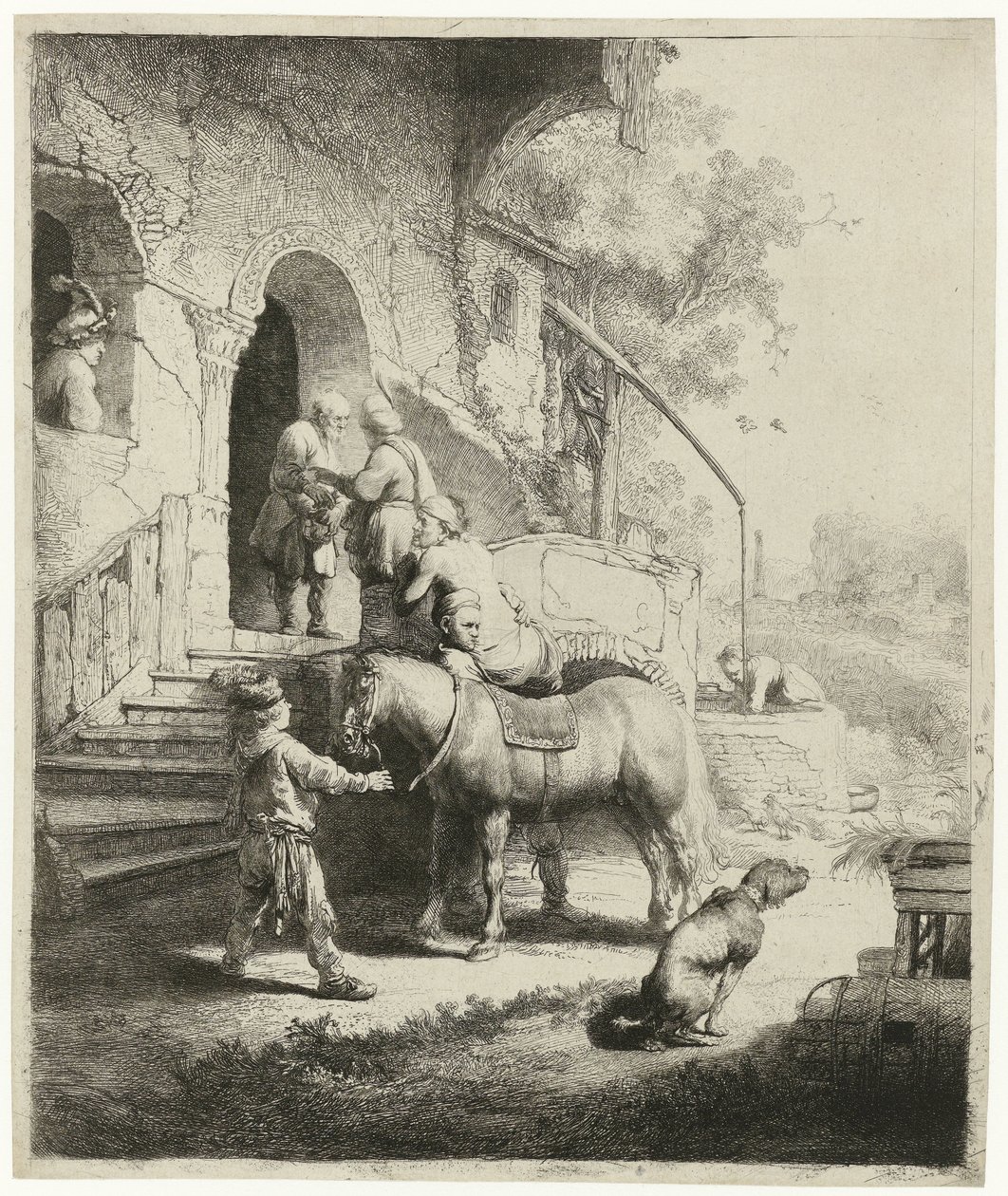 El buen samaritano de Rembrandt van Rijn