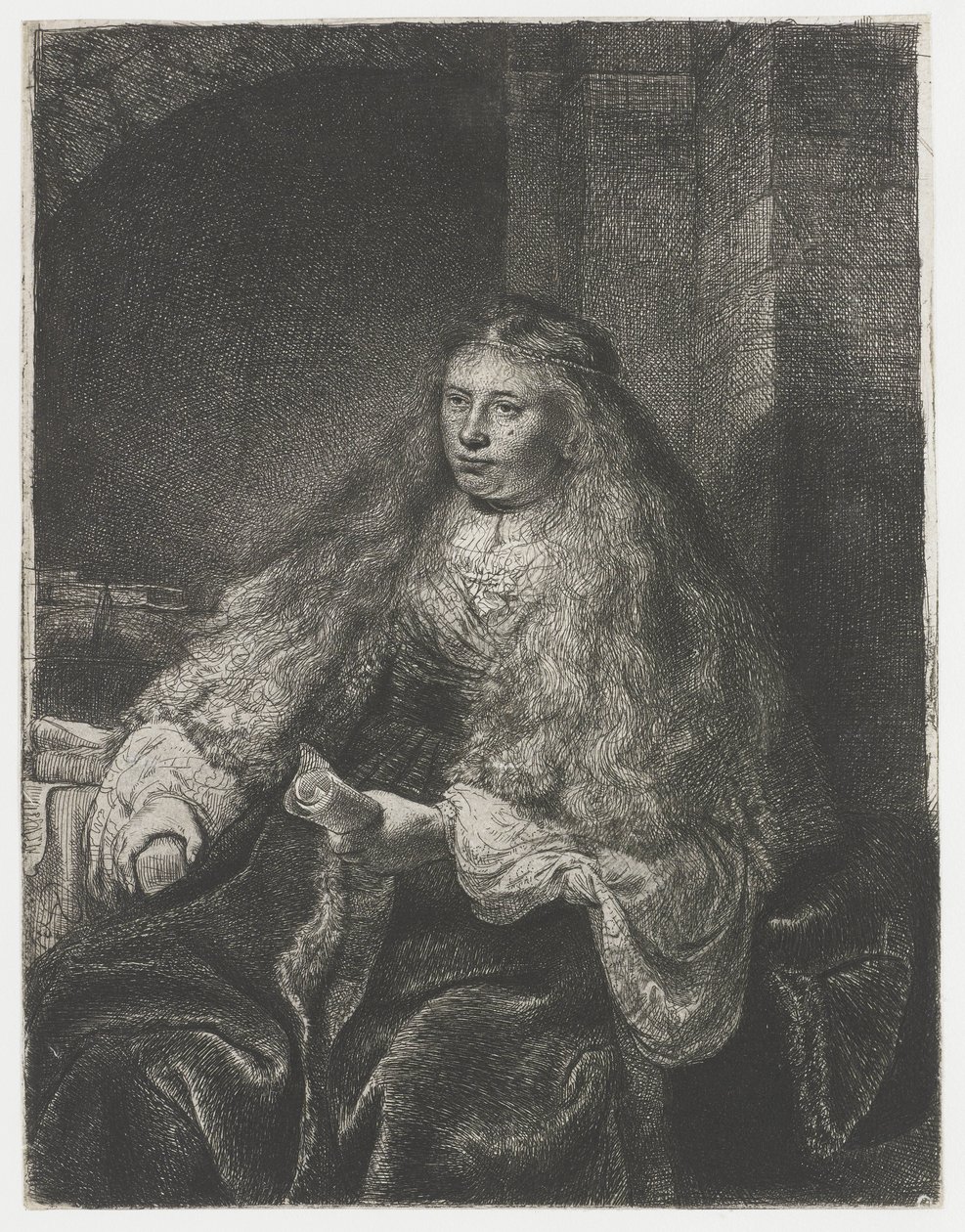 La gran novia judía de Rembrandt van Rijn