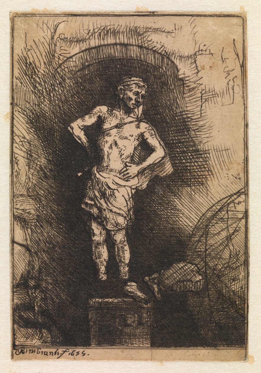 La visión que tuvo Nabucodonosor de Rembrandt van Rijn