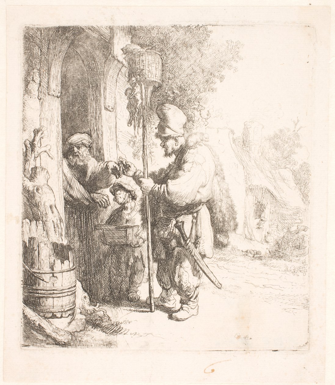 El exterminador de ratas de Rembrandt van Rijn