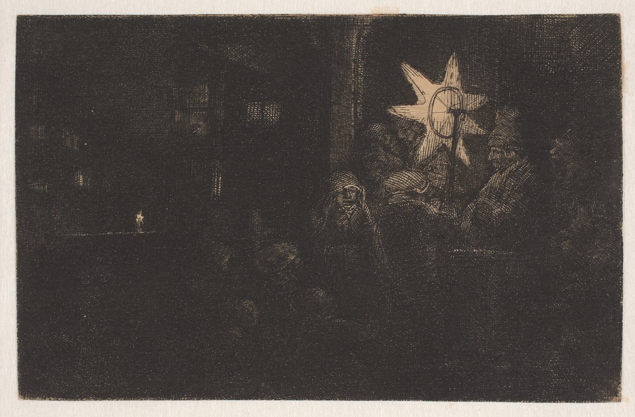 La estrella de los reyes: una obra nocturna de Rembrandt van Rijn