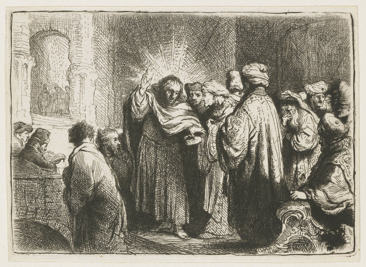 El dinero del homenaje de Rembrandt van Rijn