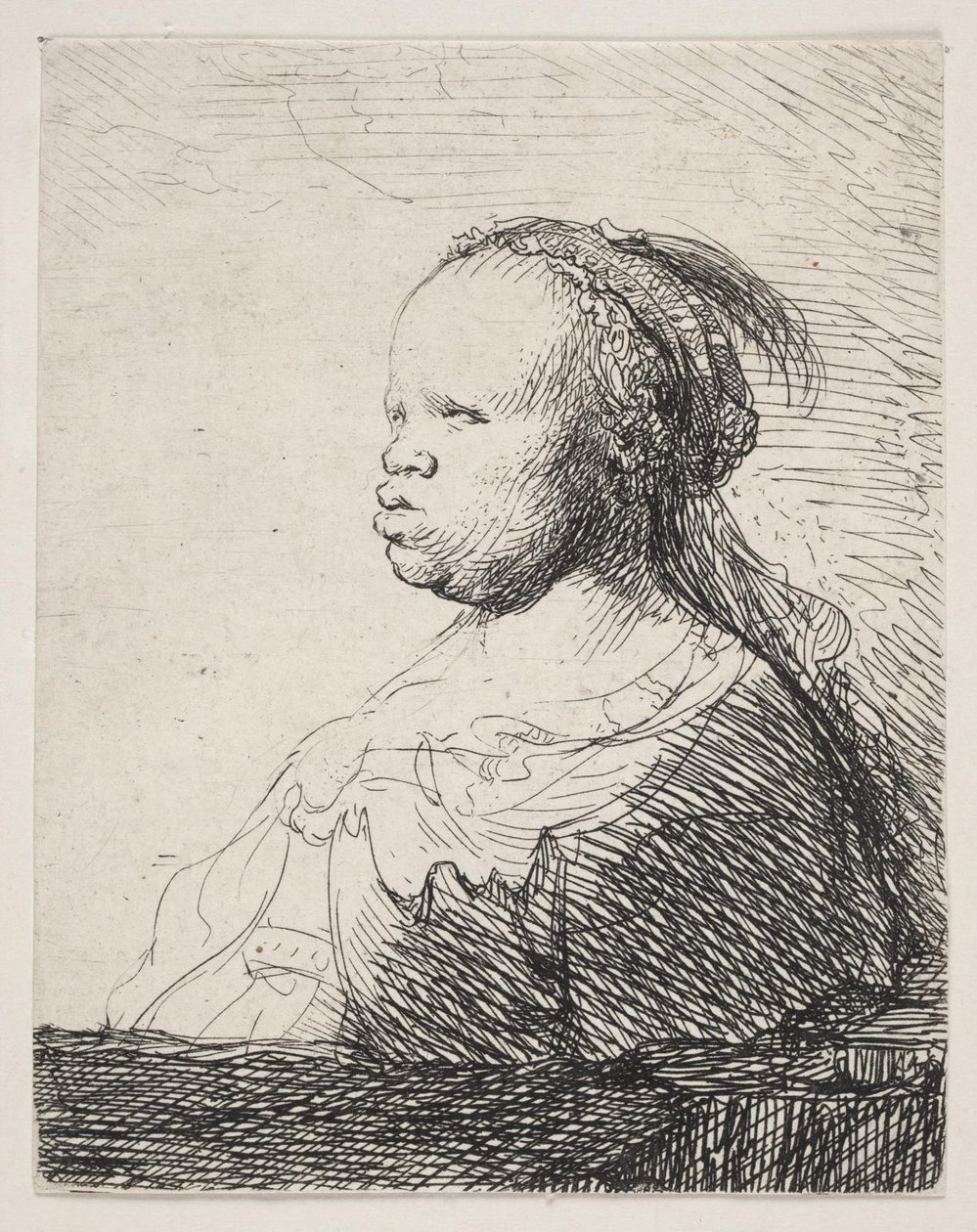 El blanco negro de Rembrandt van Rijn