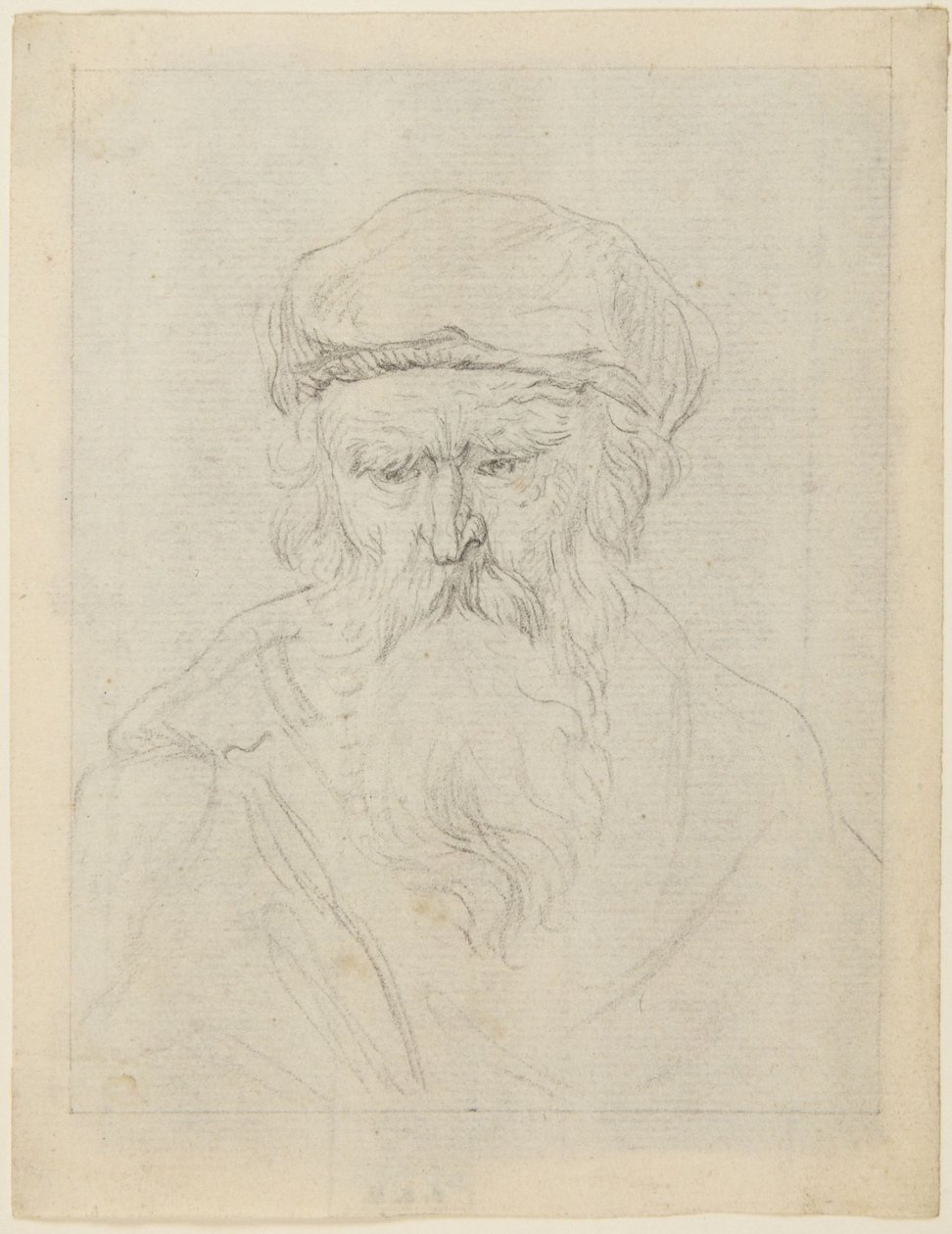 Anciano atrabiliario de Rembrandt van Rijn