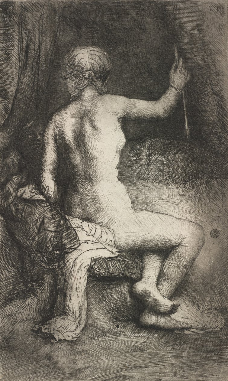 Mujer con la flecha de Rembrandt van Rijn