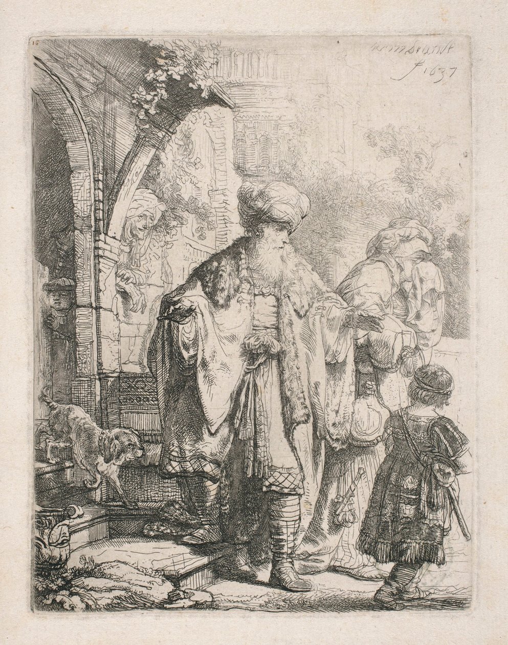 El destierro de Agar de Rembrandt van Rijn