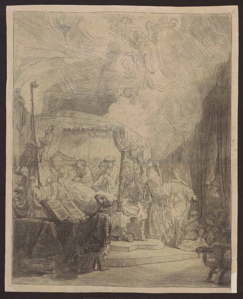 La Dormición de la Santísima Virgen María de Rembrandt van Rijn