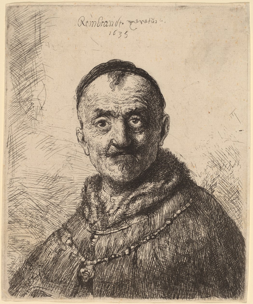 La primera cabeza oriental de Rembrandt van Rijn and Studio of Rembrandt