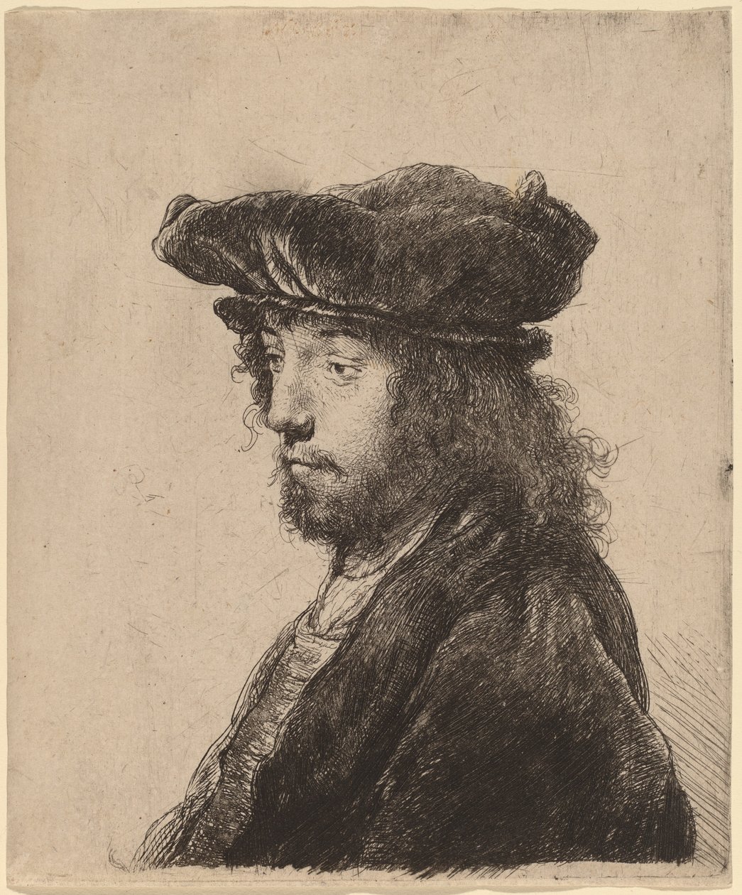 La cuarta cabeza oriental de Rembrandt van Rijn and Studio of Rembrandt