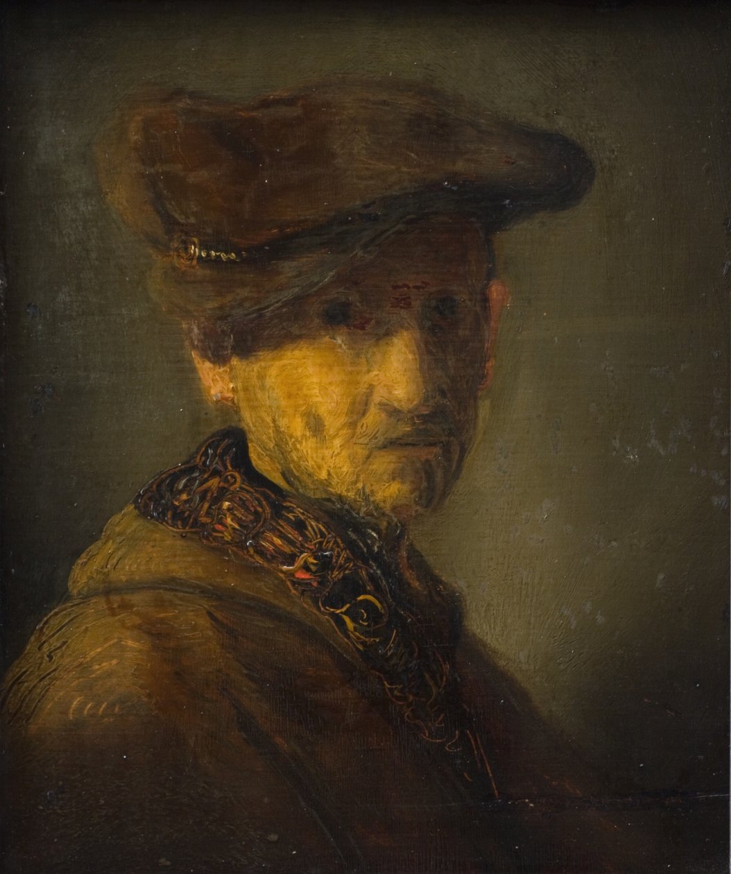 Hombre con sombrero. (Retrato del padre de Rembrandt) de Rembrandts skole