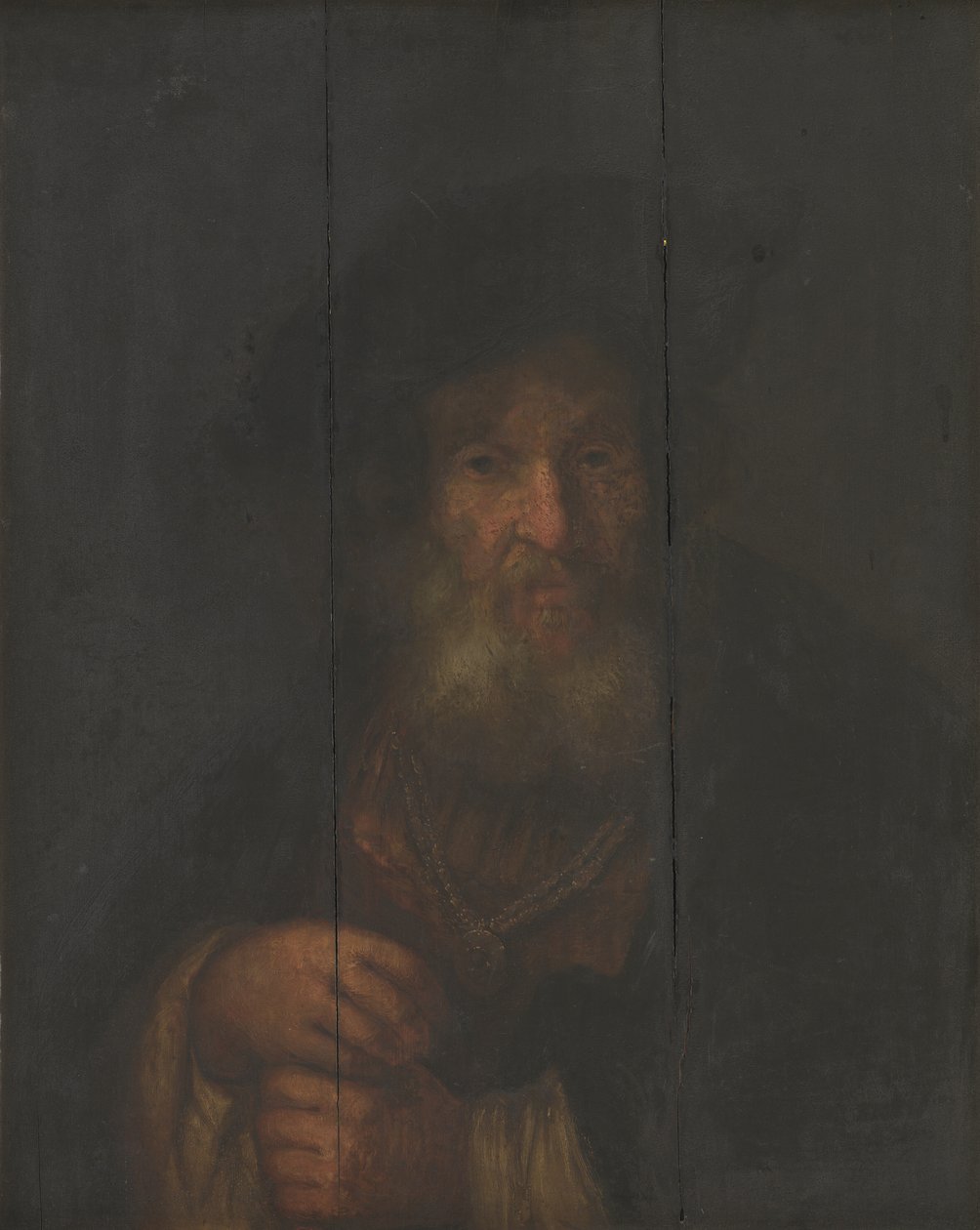 Retrato de un viejo judío de Rembrandts skole