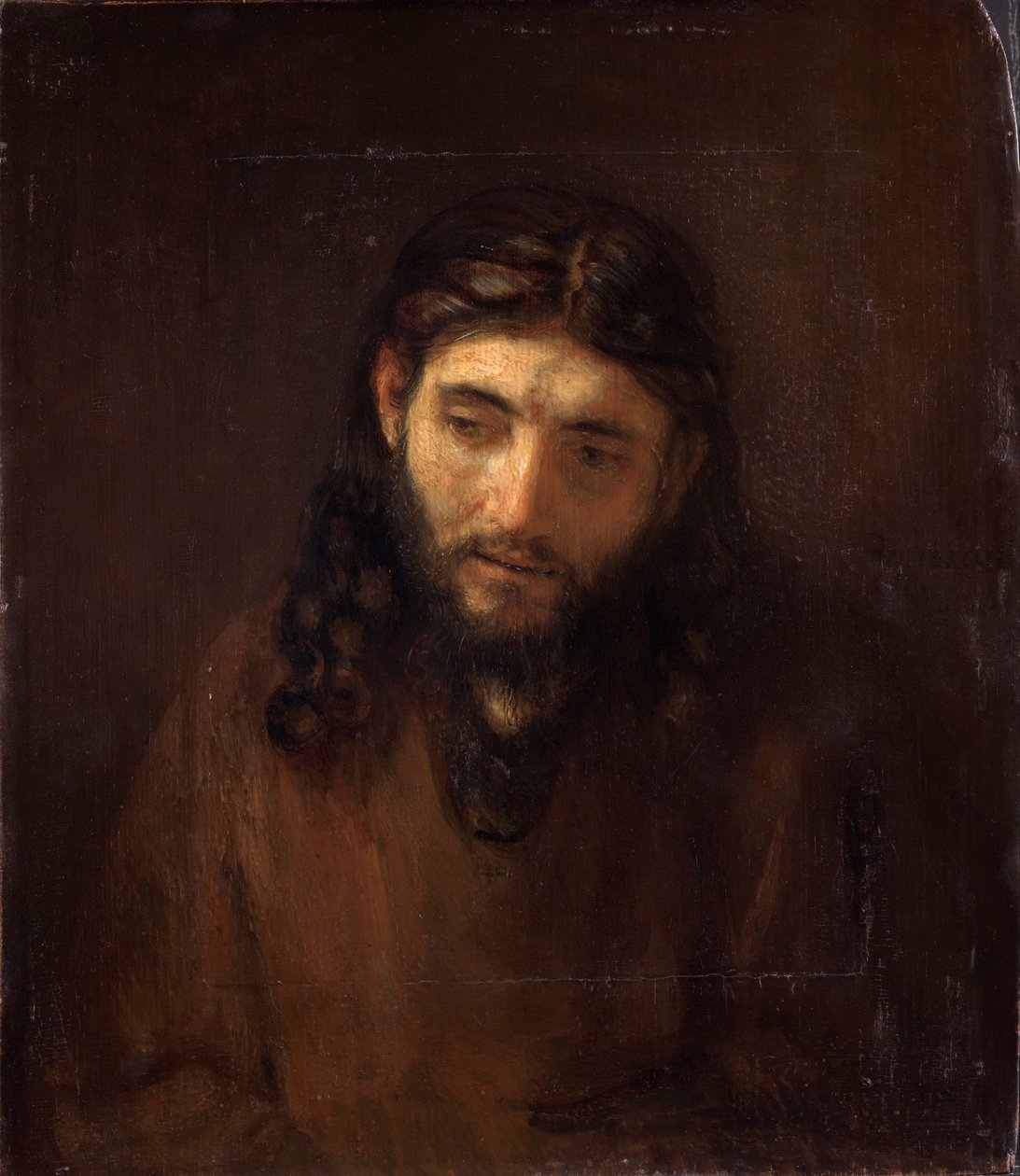 Cabeza de Cristo de Rembrandt van Rijn