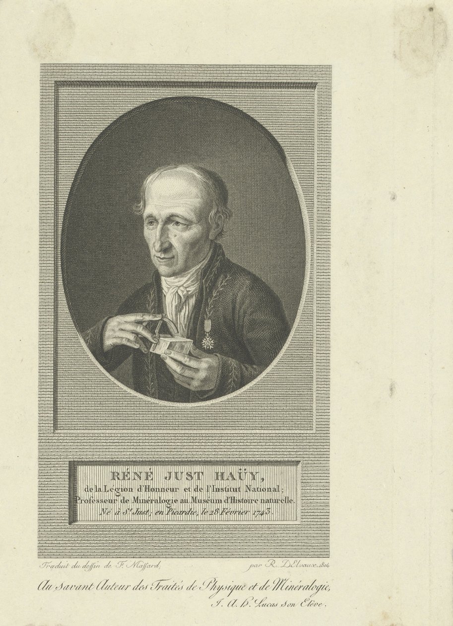 Retrato de René-Just Haüy 1743-1822, 1804 de Remi Henri Joseph Delvaux