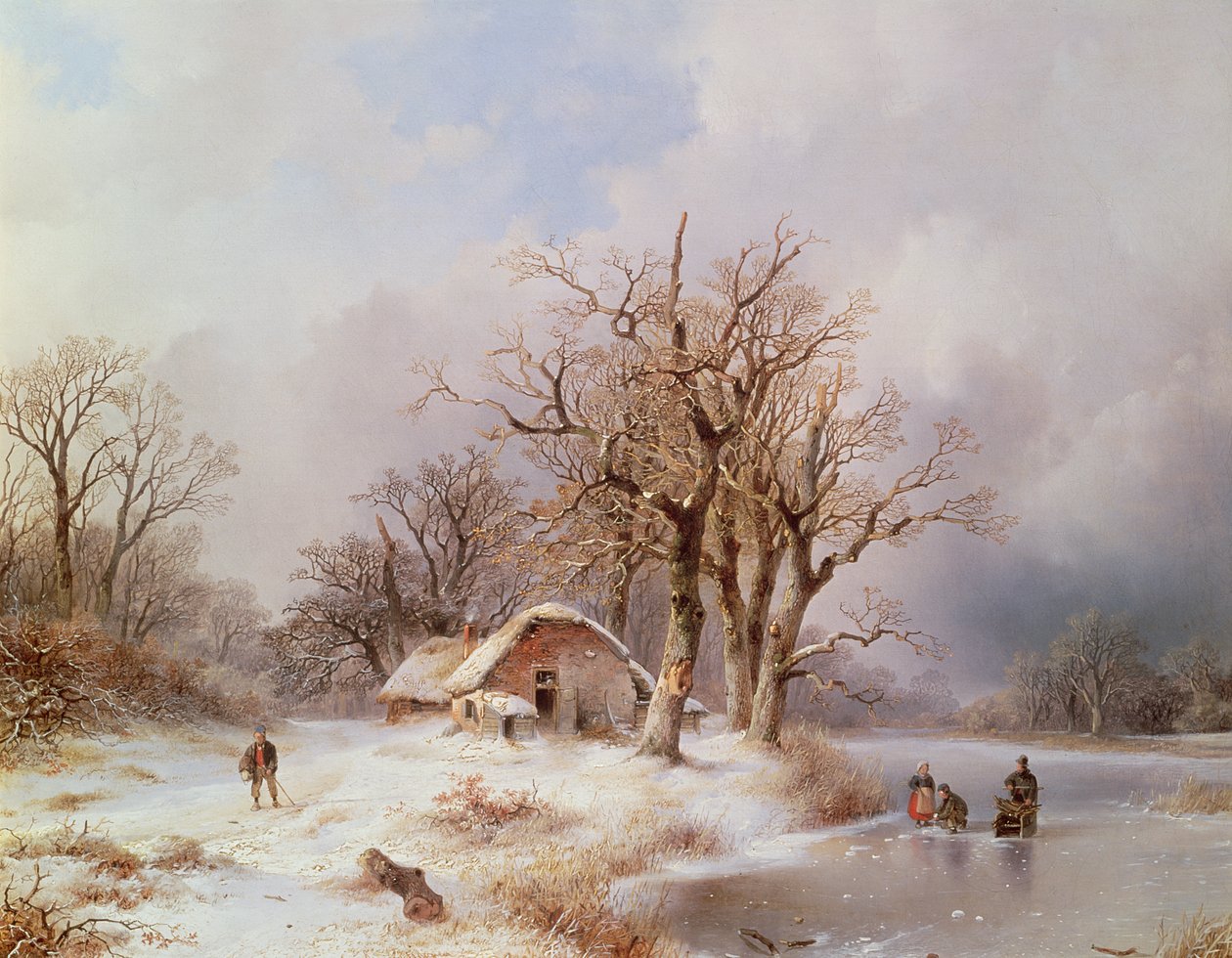 Paisaje de invierno de Remigius Adrianus Haanen