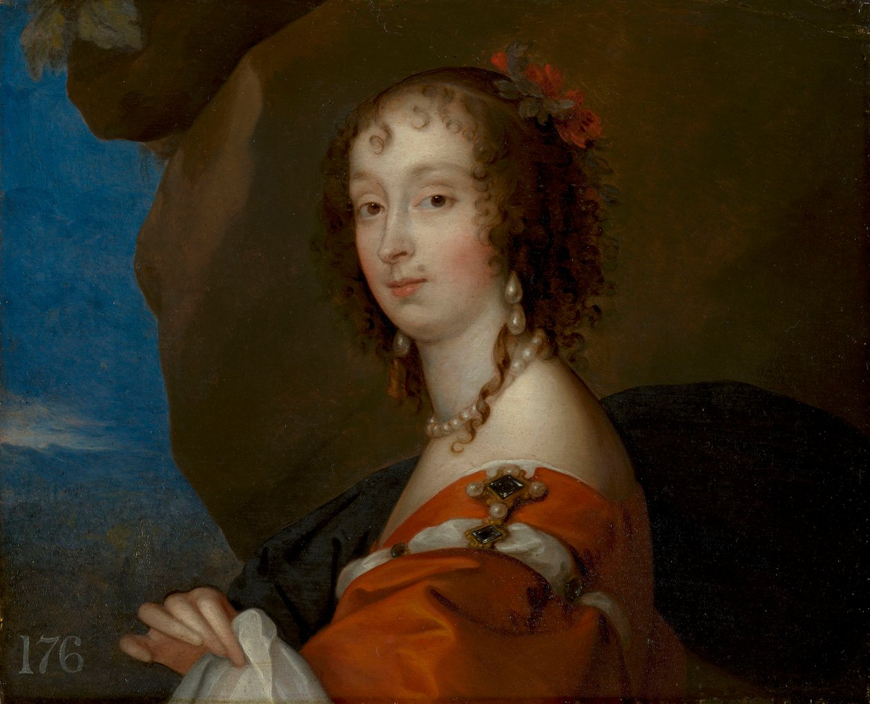 Diana Russell, condesa de Bradford (1624-95) de Remigius van Leemput