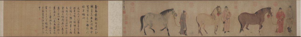 Tres Caballos y Cuatro Mozos de Ren Renfa