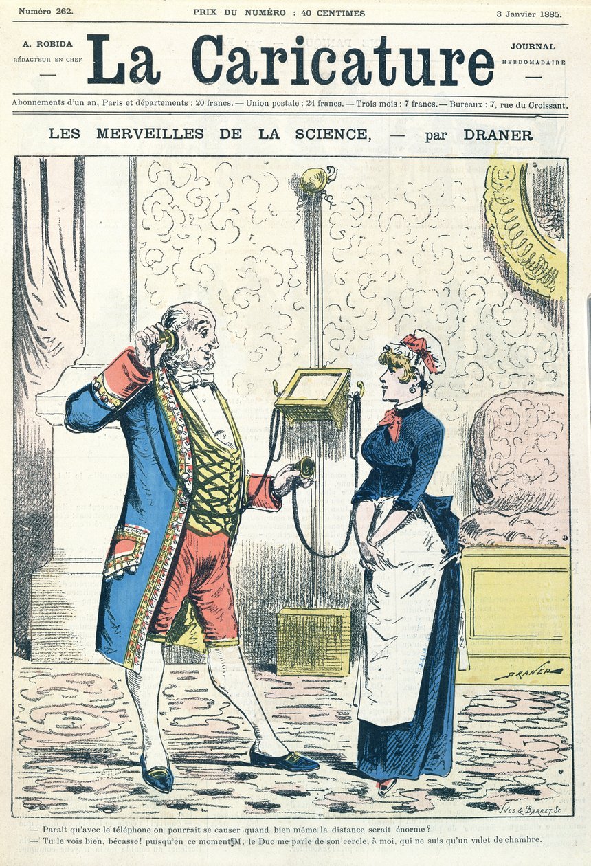 El teléfono, ilustración de 