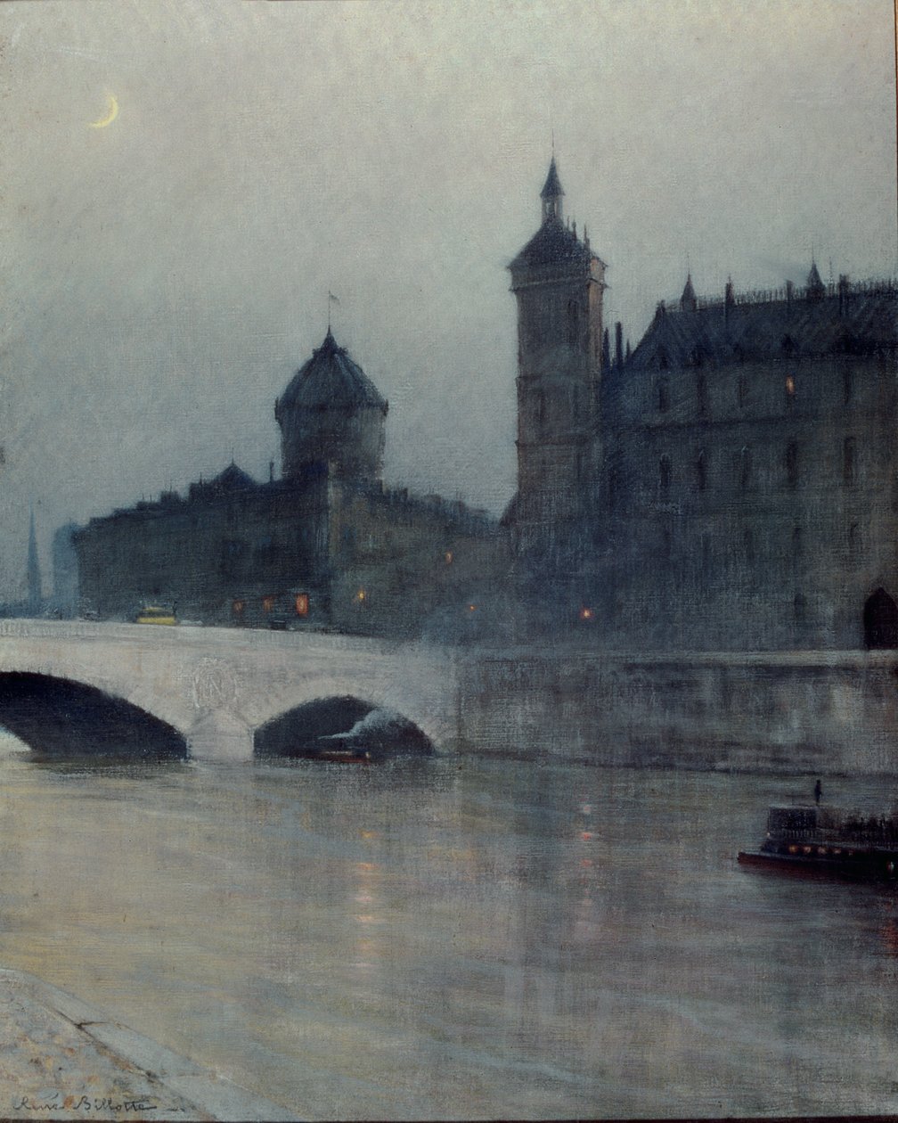 El Sena y la Conciergerie de Rene Billotte
