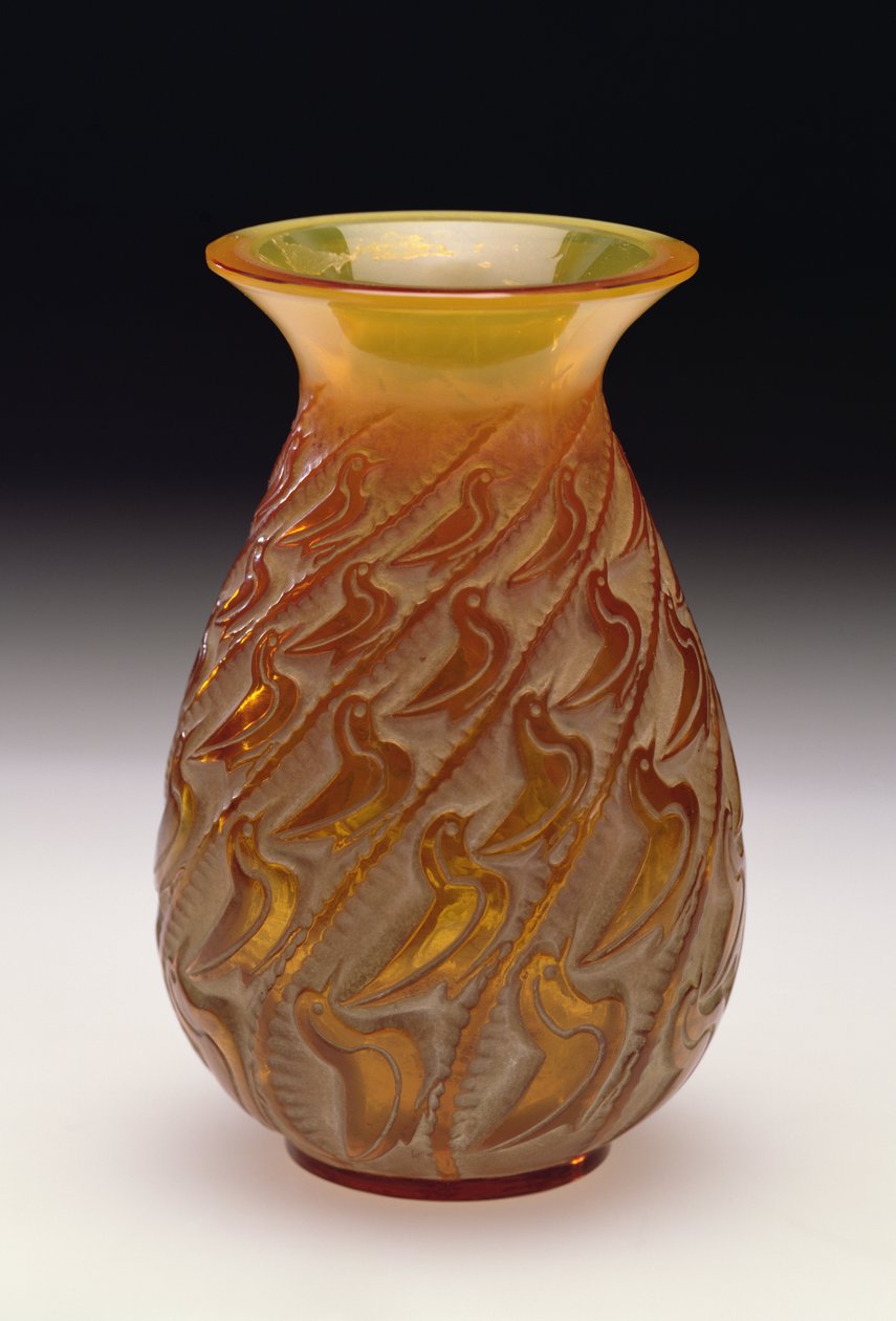 Jarrón de patos, 1931 de Rene Jules Lalique