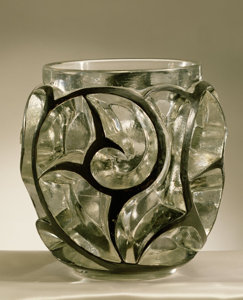 Jarrón de remolinos, 1926 de Rene Jules Lalique
