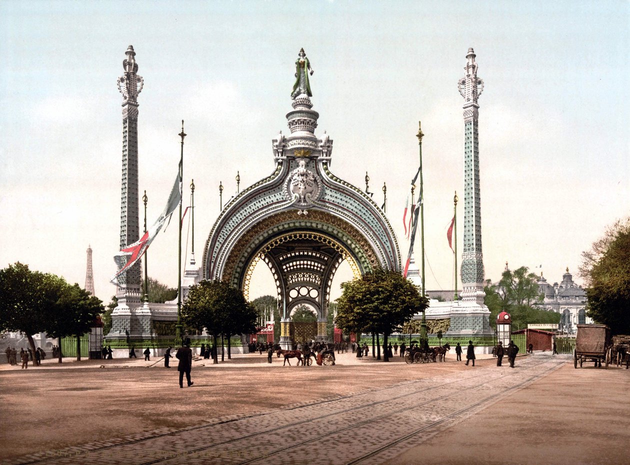 Gran Entrada de la Exposición Universal de 1900 en París por Rene Binet de Rene Binet
