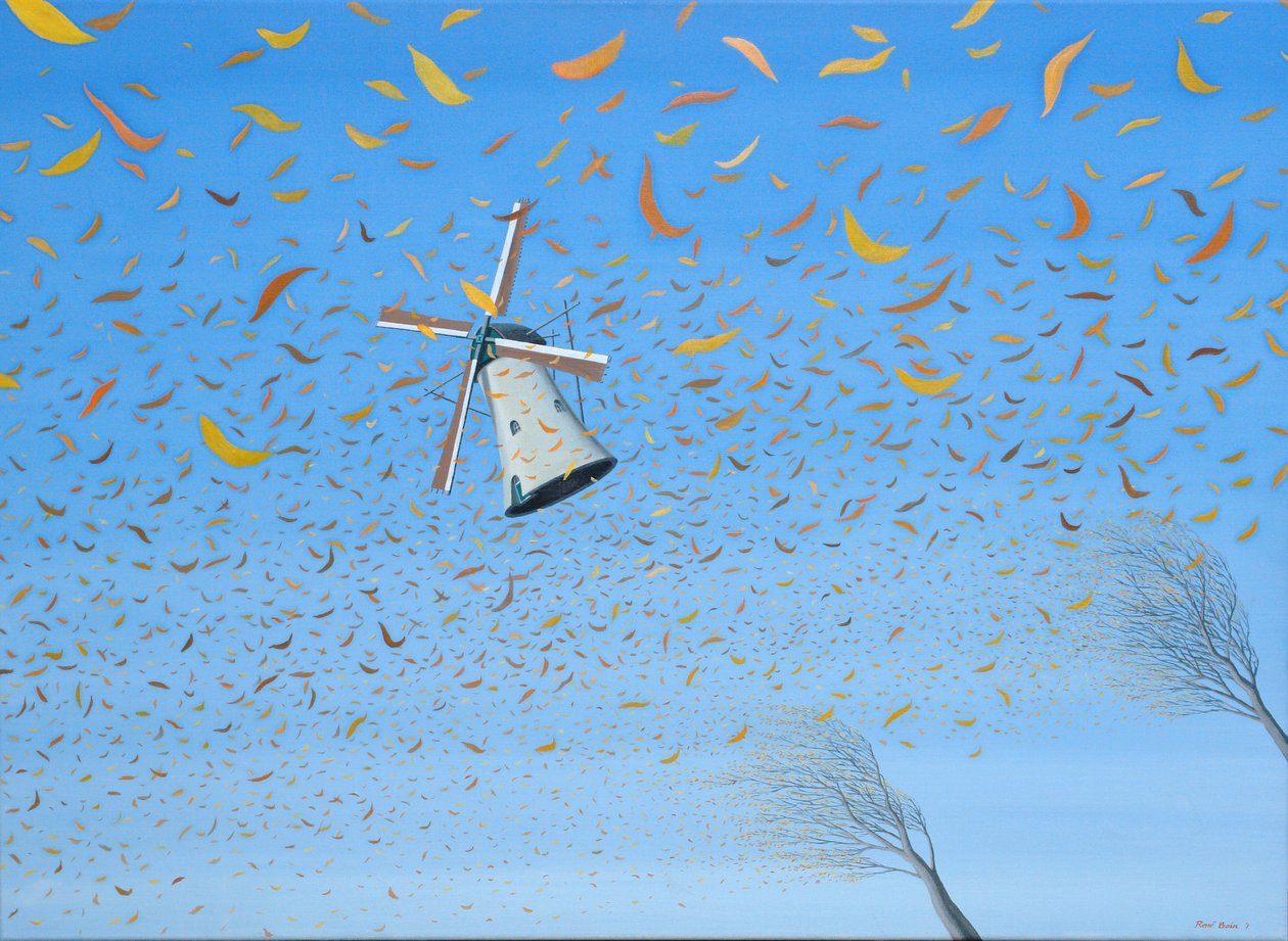 Otoño, 2001, Óleo sobre lienzo de Rene Boin