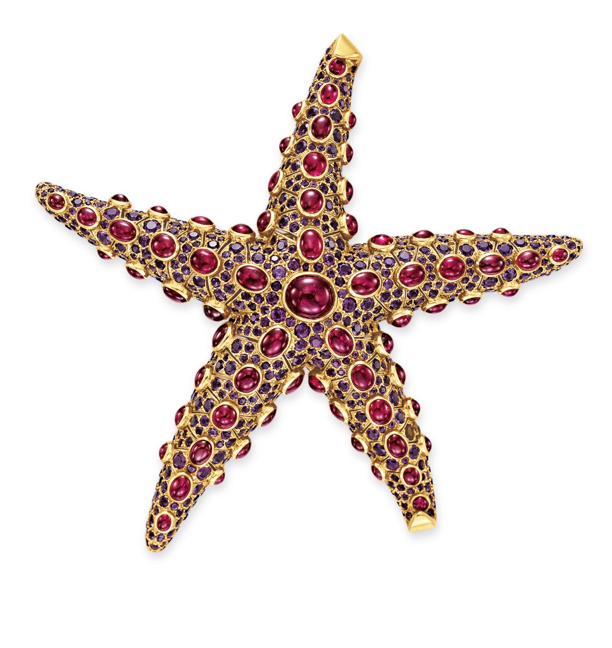 Broche de estrella de mar de Rene Boivin