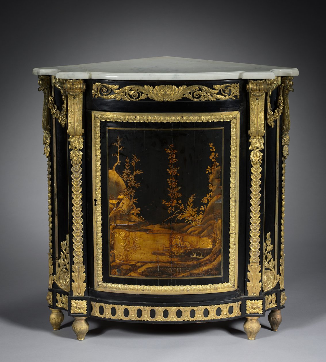 Gabinete de esquina, c.1765-1770 de Rene Dubois