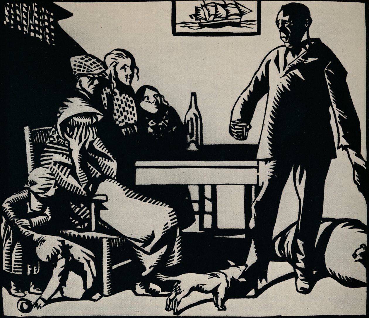 Ilustración para Le Retour Du Marin, 1926 de Rene Georges Hermann Paul