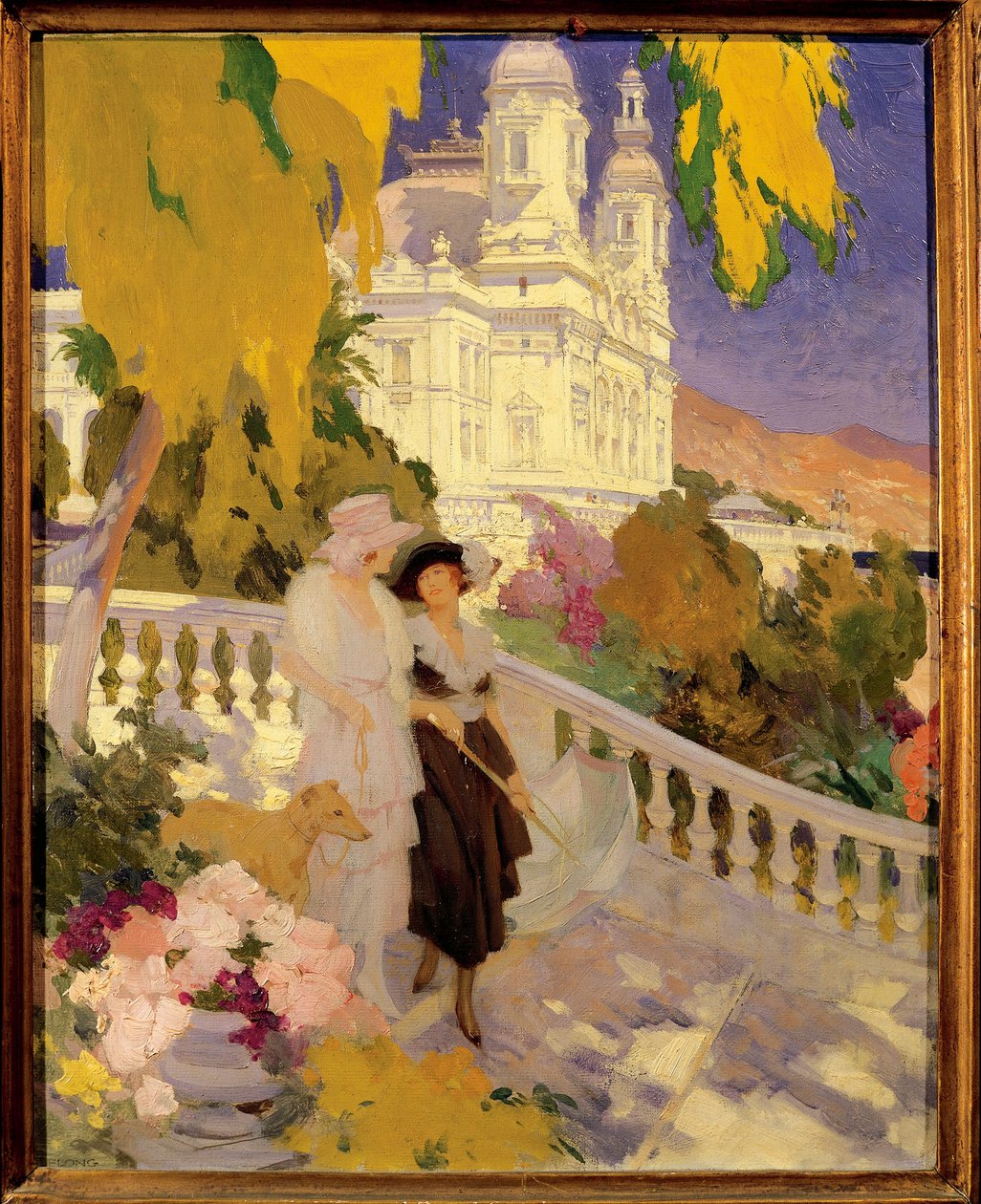 El paseo por la terraza del Casino de Montecarlo de Rene Lelong