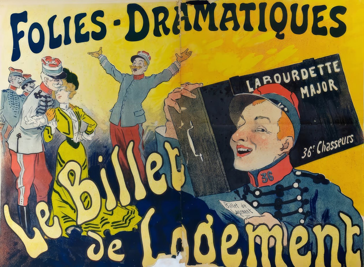 El billete de alojamiento de Rene Pean