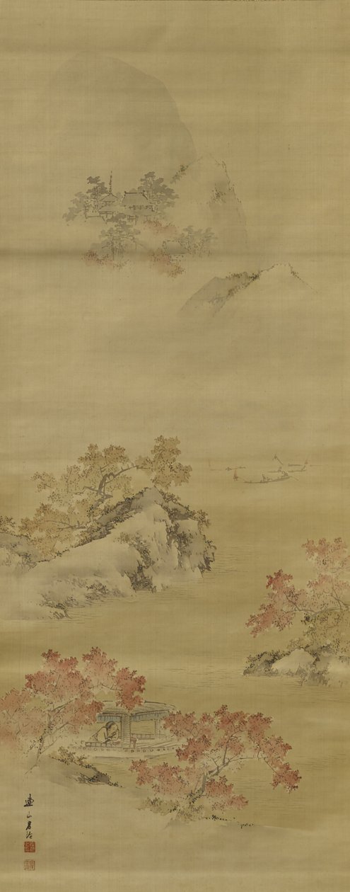 Paisaje de otoño de Renzan Kishi