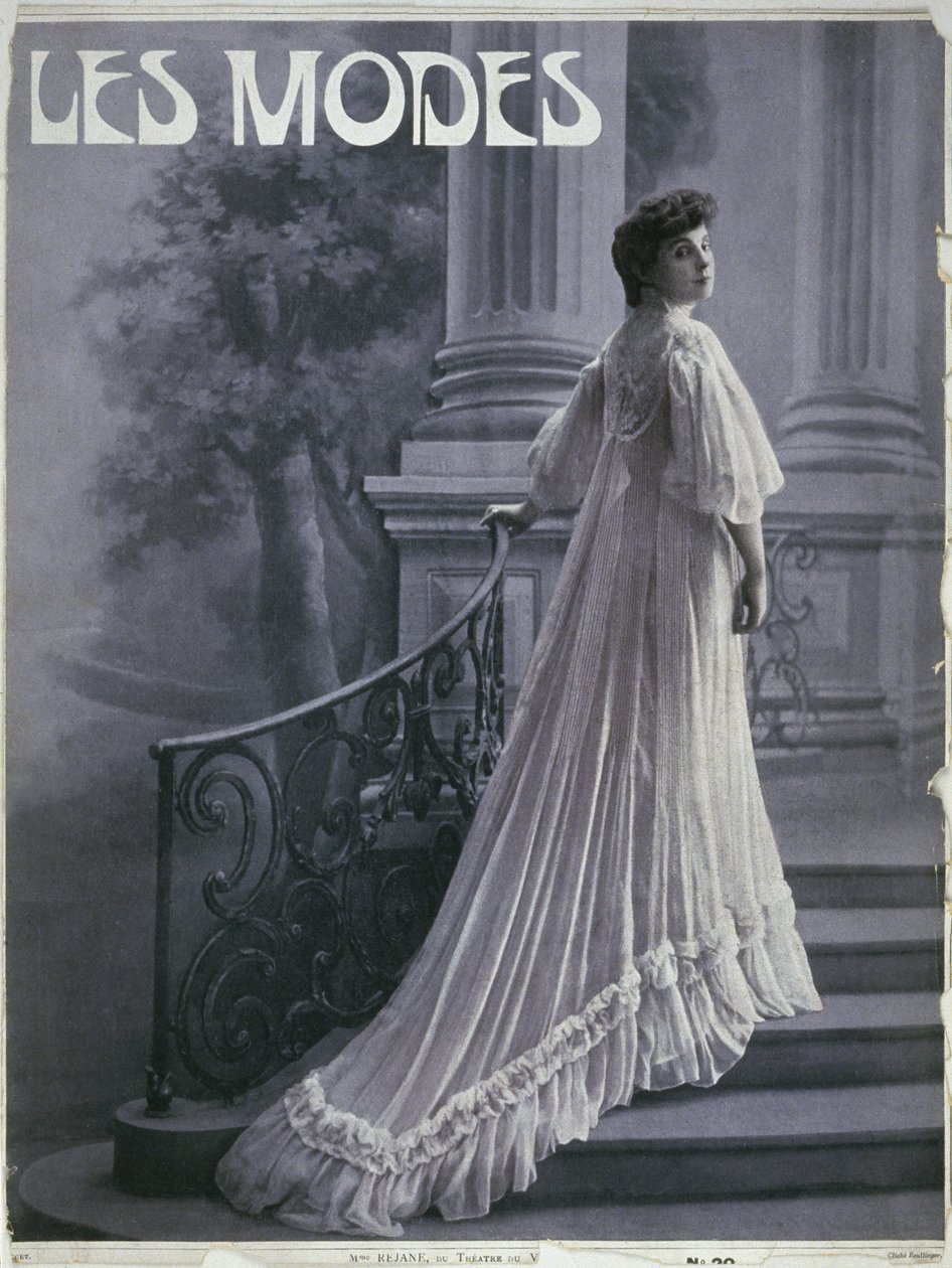 Madame Rejane en el Théâtre du Vaudeville, ilustración de portada de la revista 