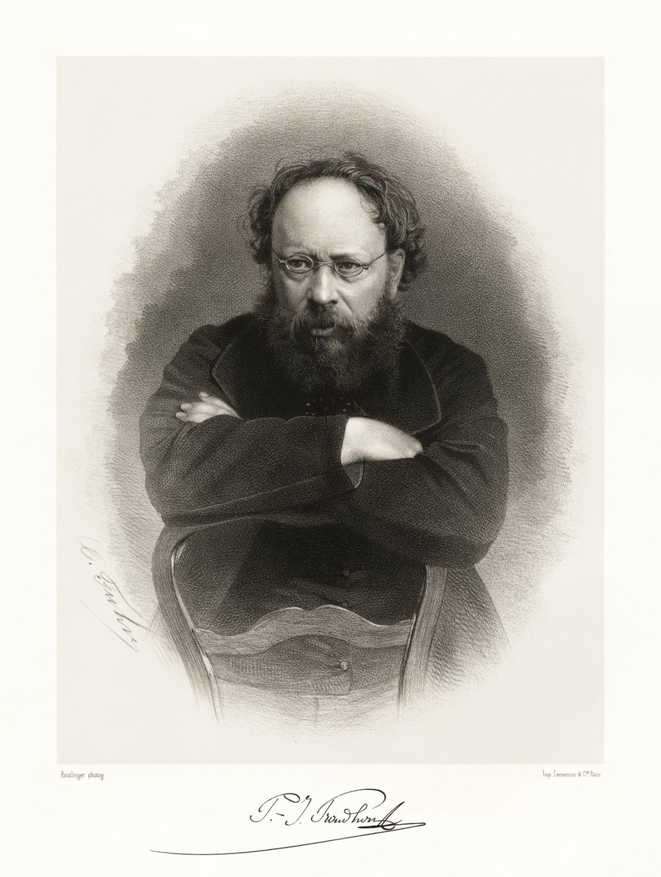 Pierre Joseph Proudhon de Reutlinger Studio