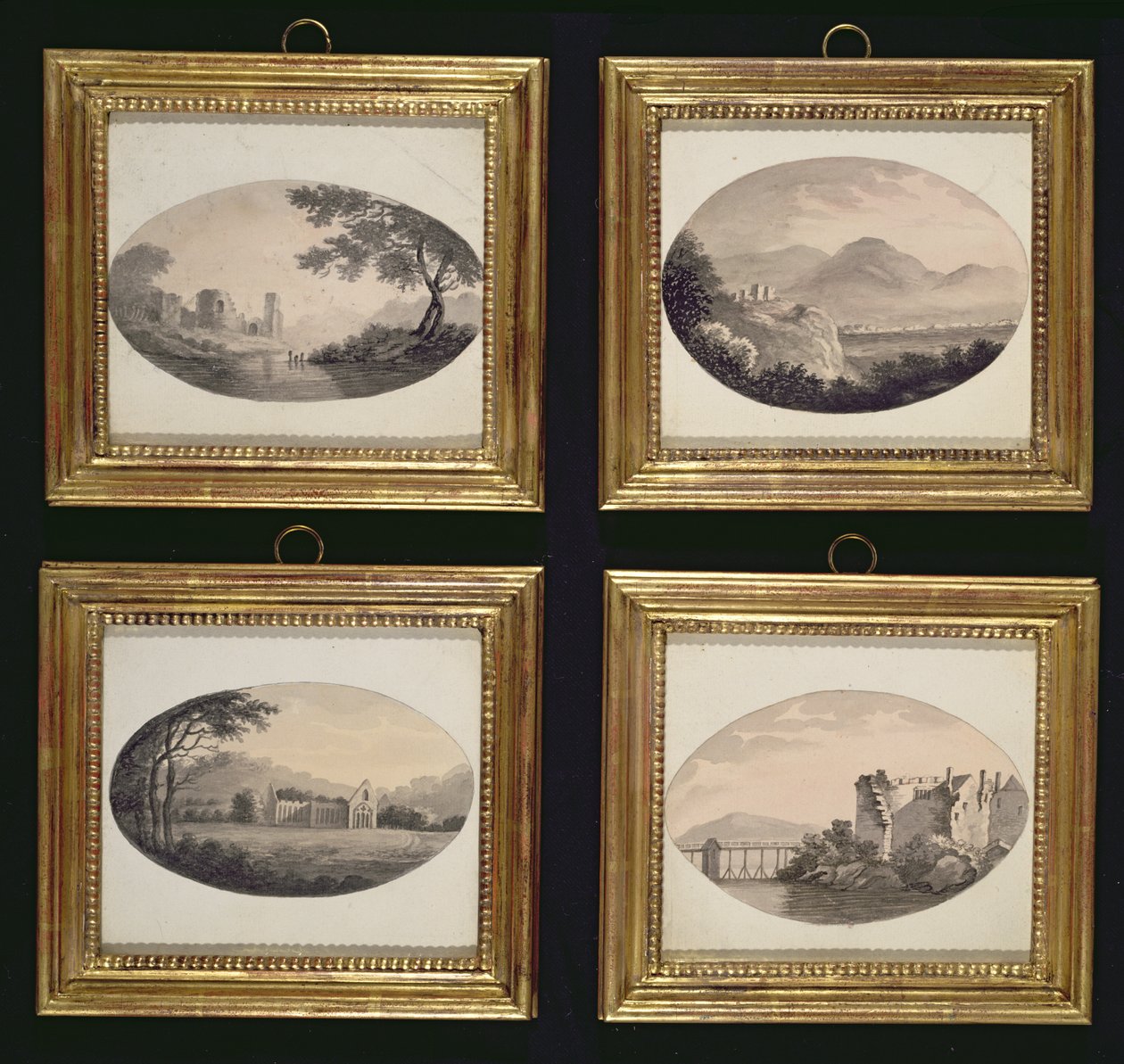 Vistas pintorescas con ruinas, 1770 de Rev. William Gilpin