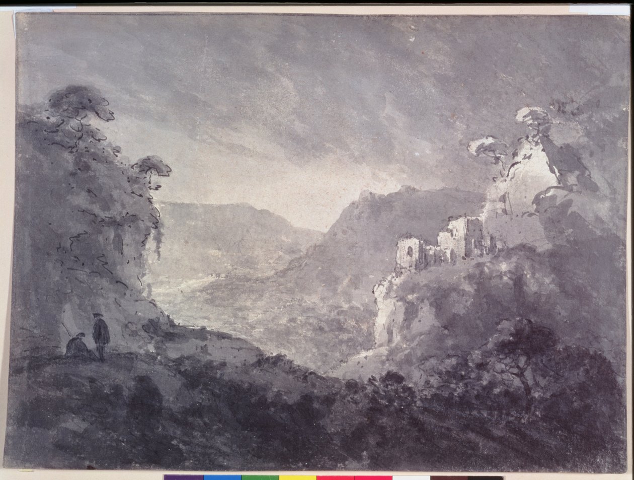Vista en un valle serpenteante de Rev. William Gilpin