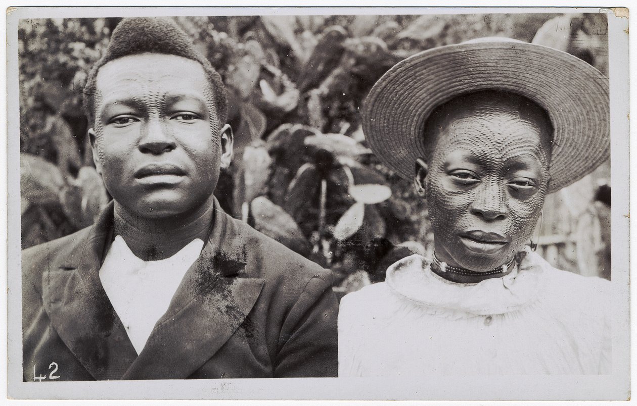 Doble retrato, c.1900 de Reverand Charles Dodds