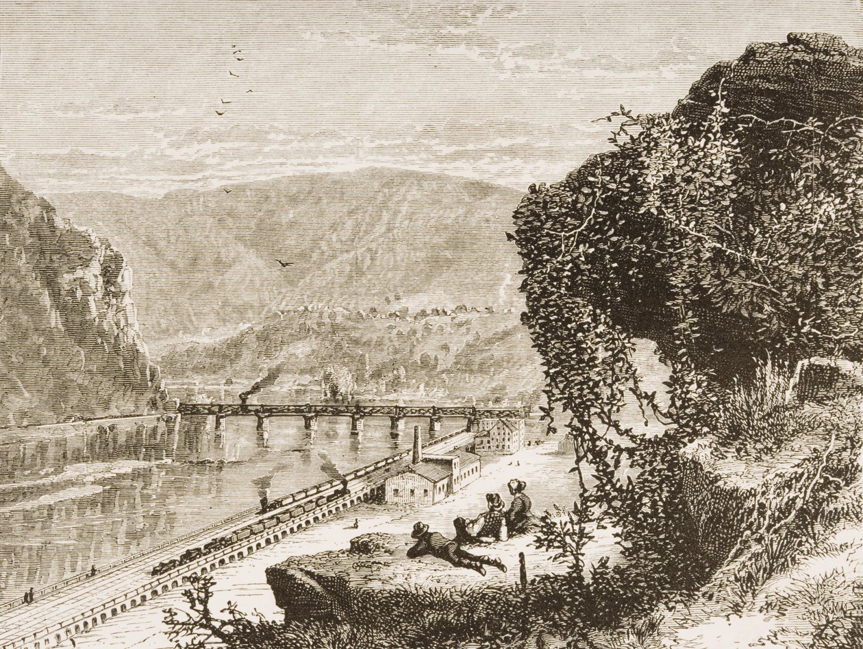 Harpers Ferry, Virginia Occidental, c.1880 de Reverend Samuel Manning