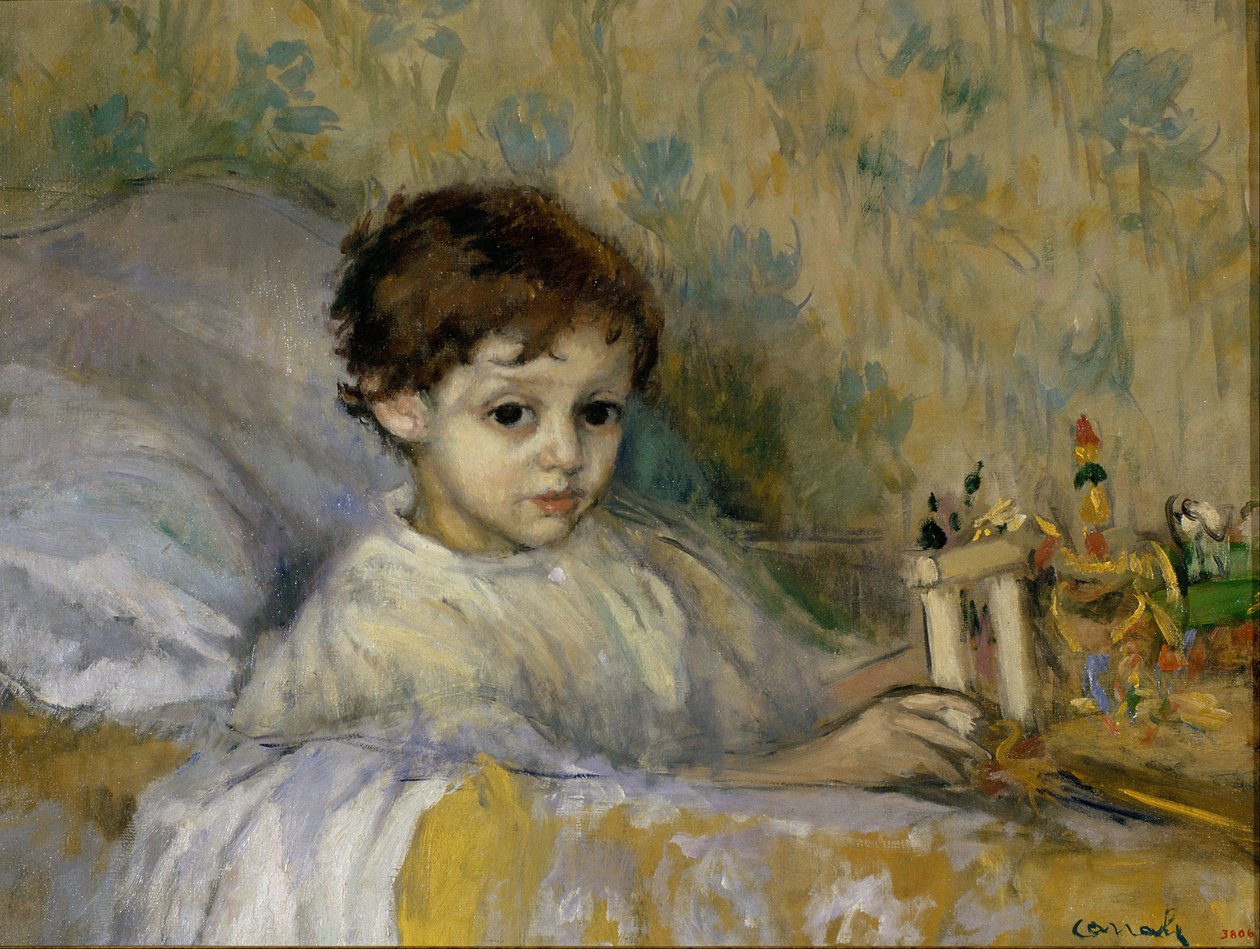 Niño enfermo de Ricard Canals