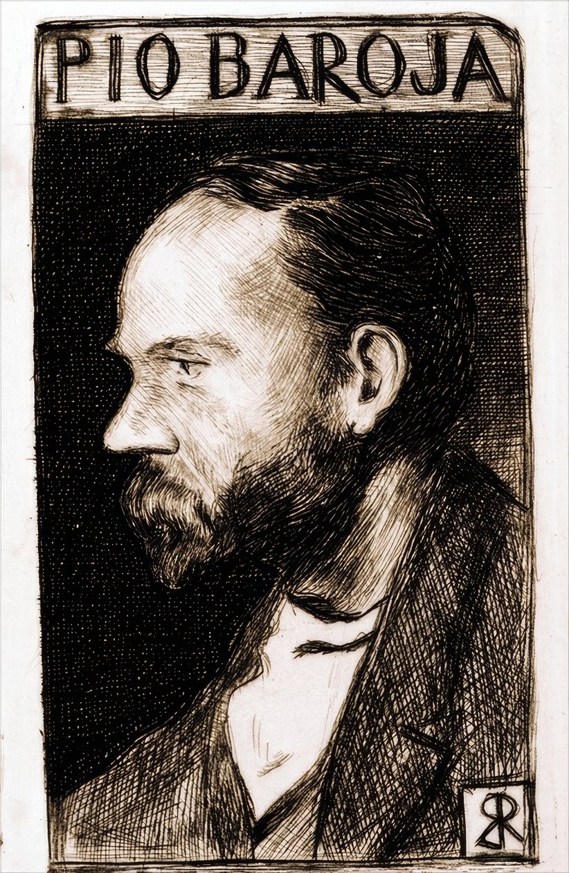 Dibujo para "Ex Libris de Ricardo Baroja