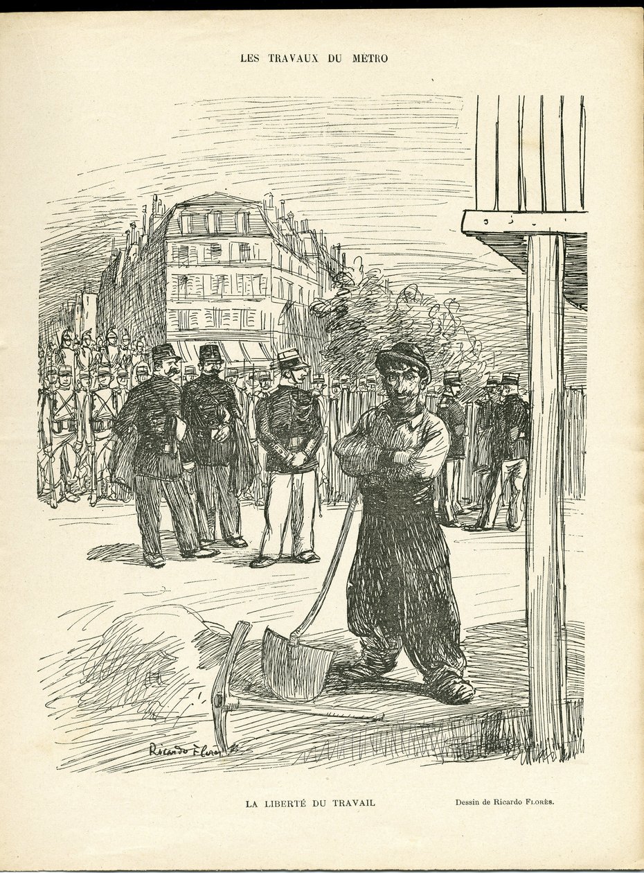 Ilustración de Ricardo Flores (1878-1918) en Le Rire de Ricardo Flores