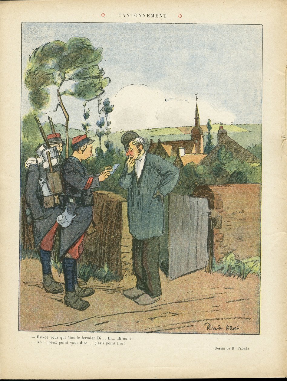 Ilustración de Ricardo Flores en Le Rire de Ricardo Flores