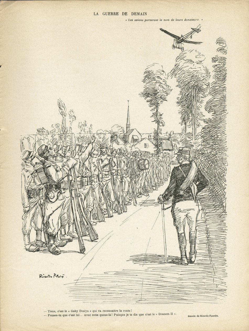Ilustración de Ricardo Flores (1878-1918) en Le Lire de Ricardo Flores