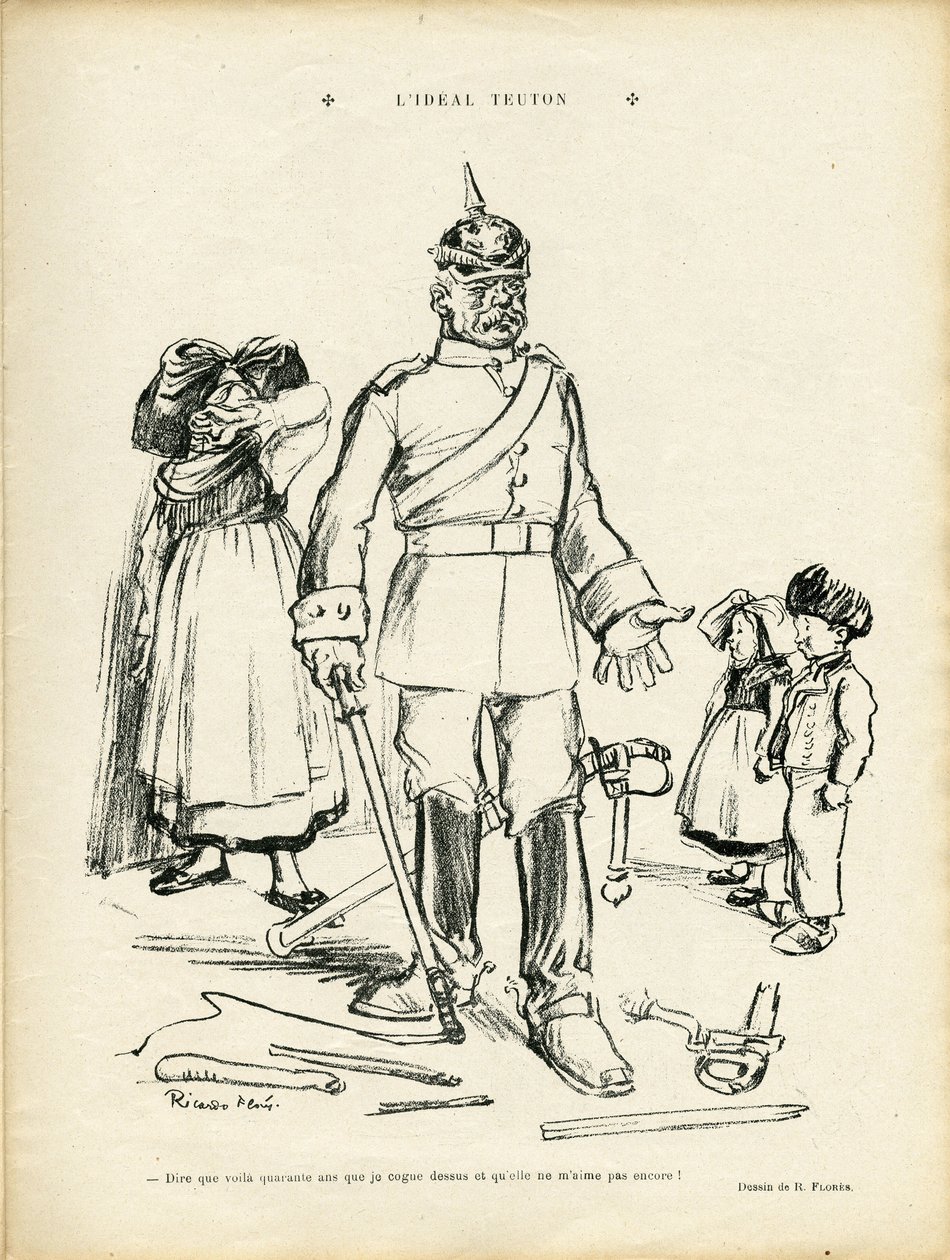 Ilustración de Ricardo Flores en Le Rire de Ricardo Flores
