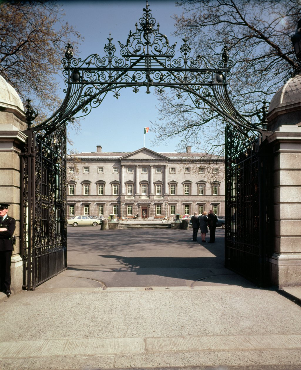 Vista exterior desde la puerta, construido 1745-47 de Richard Castle