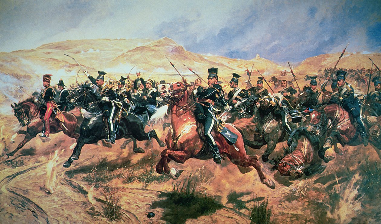 Carga de la Brigada Ligera, Balaclava, 25 de octubre de 1854 de Richard Caton Woodville junior