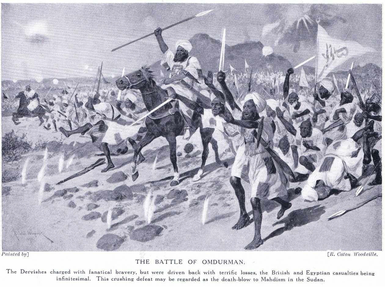 La batalla de Omdurman 1898 AD, c.1920 de Richard Caton Woodville junior